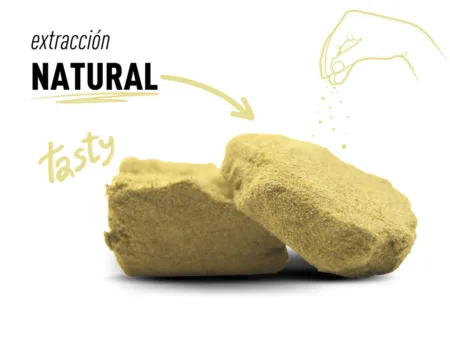 Dry Sift natural de extracción física sin aditivos ni químicos.