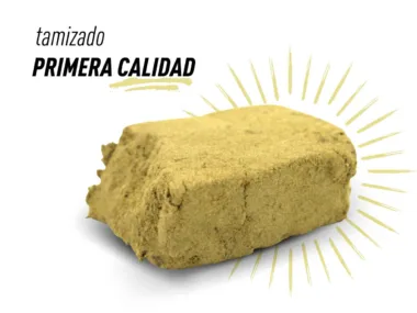 El tamizado de 4Collectors asegura la primera calidad de DRY SIFT de CBD.